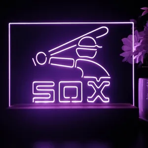 Chicago White Sox Logo 2 LED Desk Light - Legacy Edition