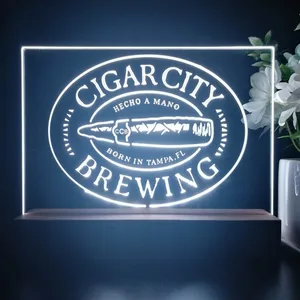 Cigar City Brewing Born In Tampa LED Desk Light