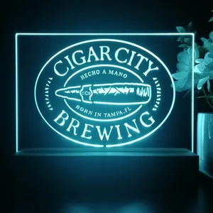 Cigar City Brewing Born In Tampa LED Desk Light