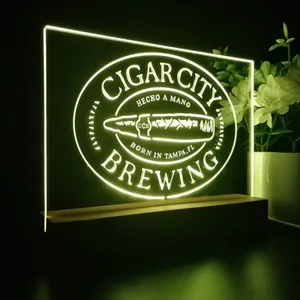Cigar City Brewing Born In Tampa LED Desk Light