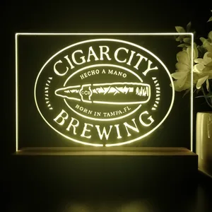Cigar City Brewing Born In Tampa LED Desk Light