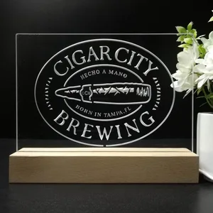 Cigar City Brewing Born In Tampa LED Desk Light