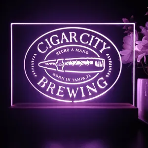 Cigar City Brewing Born In Tampa LED Desk Light
