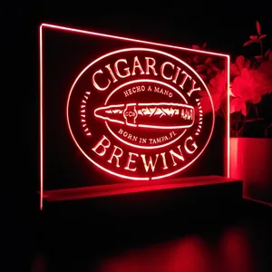 Cigar City Brewing Born In Tampa LED Desk Light