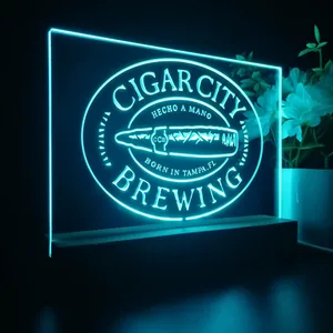 Cigar City Brewing Born In Tampa LED Desk Light