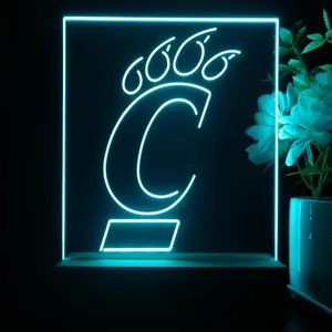 Cincinnati Bearcats Logo LED Desk Light