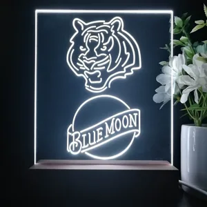 Cincinnati Bengals Blue Moon LED Desk Light