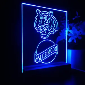 Cincinnati Bengals Blue Moon LED Desk Light