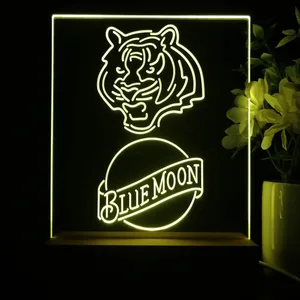 Cincinnati Bengals Blue Moon LED Desk Light