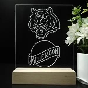 Cincinnati Bengals Blue Moon LED Desk Light