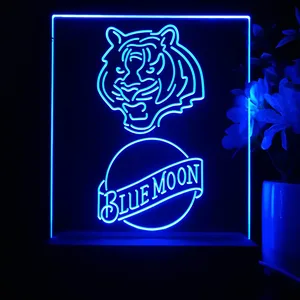 Cincinnati Bengals Blue Moon LED Desk Light