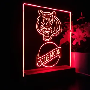 Cincinnati Bengals Blue Moon LED Desk Light