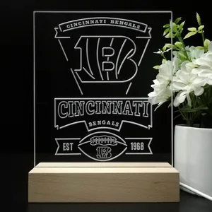 Cincinnati Bengals EST 1968 LED Desk Light