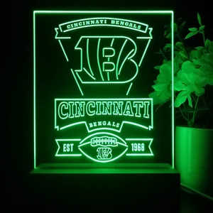 Cincinnati Bengals EST 1968 LED Desk Light