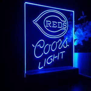 Cincinnati Reds Coors Light LED Desk Light