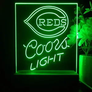 Cincinnati Reds Coors Light LED Desk Light