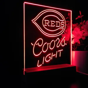 Cincinnati Reds Coors Light LED Desk Light