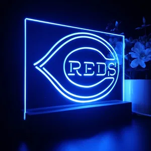 Cincinnati Reds Logo 1 LED Desk Light