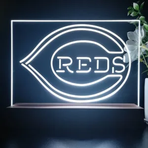 Cincinnati Reds Logo 1 LED Desk Light