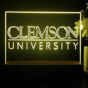 Clemson University Logo LED Desk Light