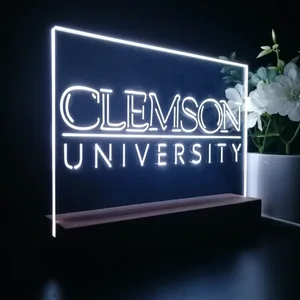 Clemson University Logo LED Desk Light