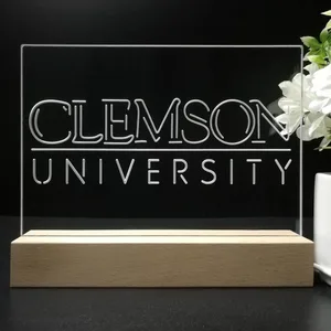 Clemson University Logo LED Desk Light