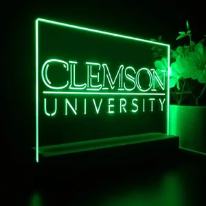 Clemson University Logo LED Desk Light