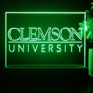 Clemson University Logo LED Desk Light