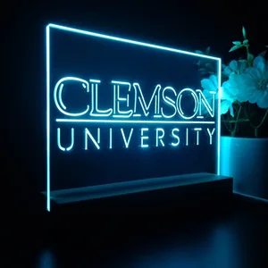 Clemson University Logo LED Desk Light