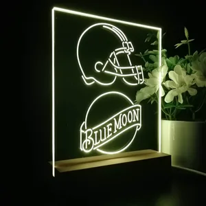 Cleveland Browns Blue Moon LED Desk Light
