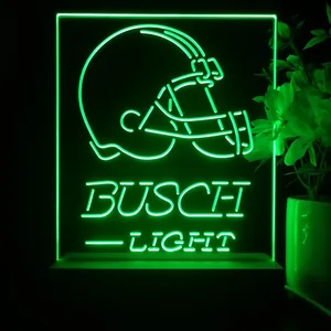 Cleveland Browns Busch Light LED Desk Light