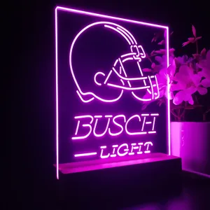 Cleveland Browns Busch Light LED Desk Light