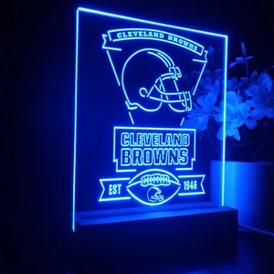Cleveland Browns EST 1946 LED Desk Light