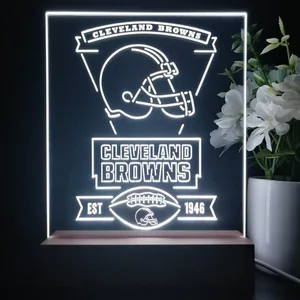 Cleveland Browns EST 1946 LED Desk Light