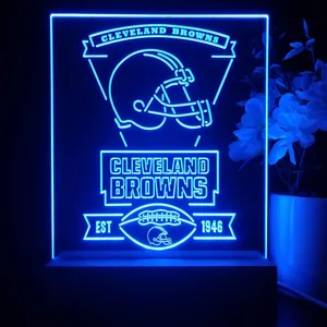 Cleveland Browns EST 1946 LED Desk Light