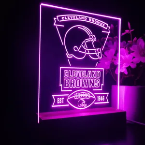 Cleveland Browns EST 1946 LED Desk Light