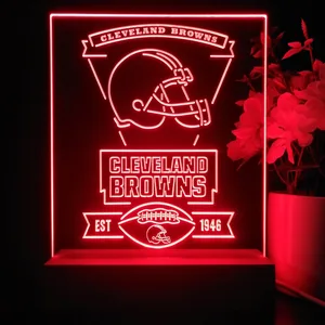 Cleveland Browns EST 1946 LED Desk Light