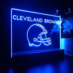Cleveland Browns Helmet LED Desk Light