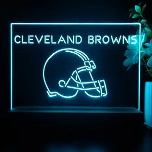 Cleveland Browns Helmet LED Desk Light