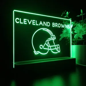 Cleveland Browns Helmet LED Desk Light