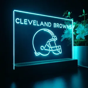Cleveland Browns Helmet LED Desk Light