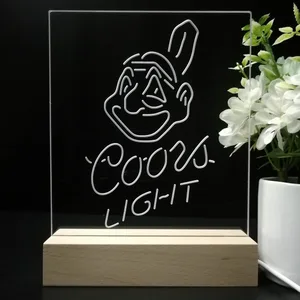 Cleveland Indians Coors Light LED Desk Light - Legacy Edition