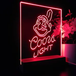 Cleveland Indians Coors Light LED Desk Light - Legacy Edition