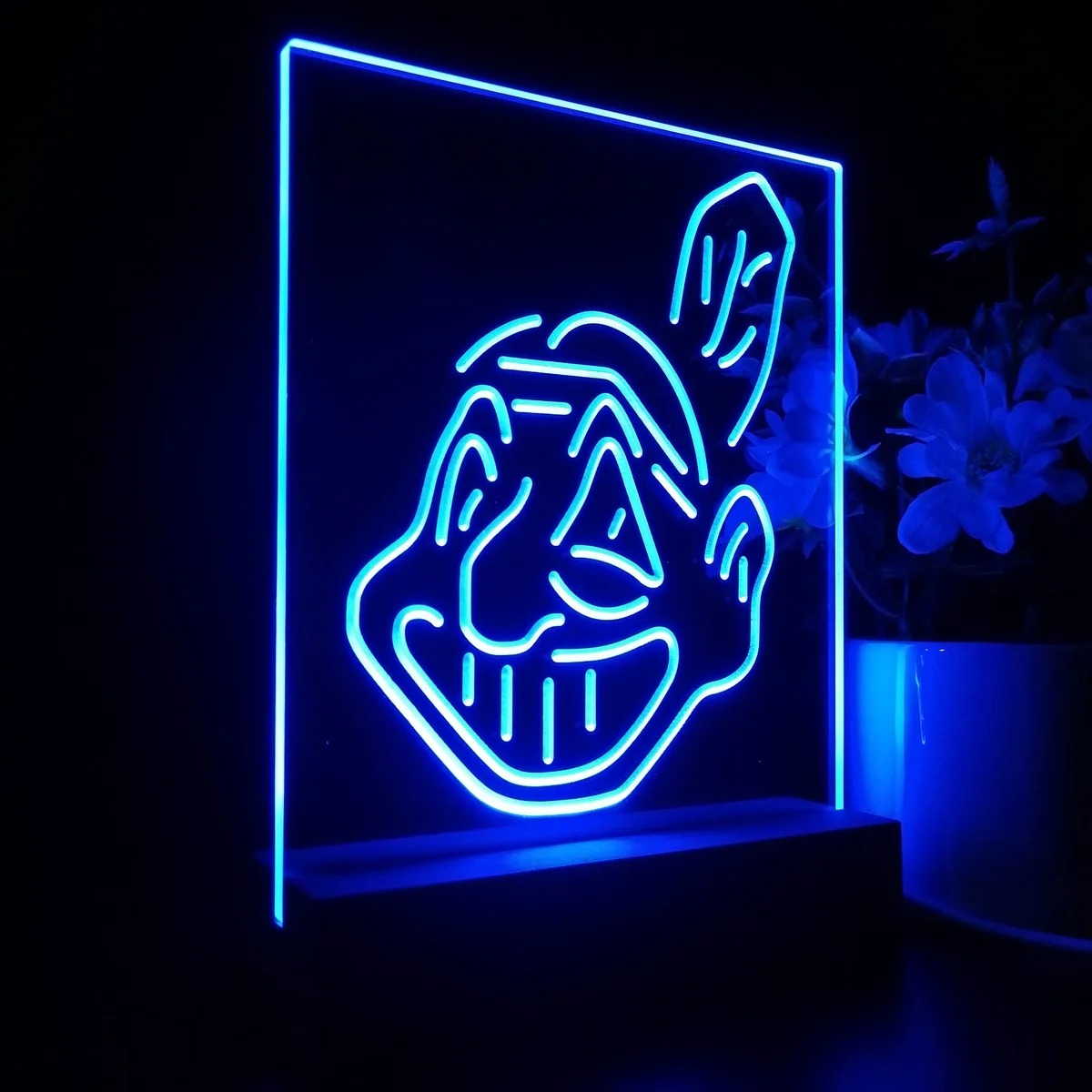 Cleveland Indians Logo 1 LED Desk Light - Legacy Edition