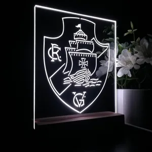 Club de Regatas Vasco da Gama Logo LED Desk Light