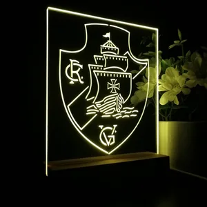 Club de Regatas Vasco da Gama Logo LED Desk Light
