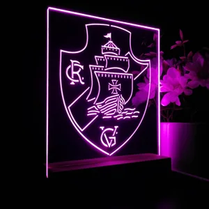 Club de Regatas Vasco da Gama Logo LED Desk Light