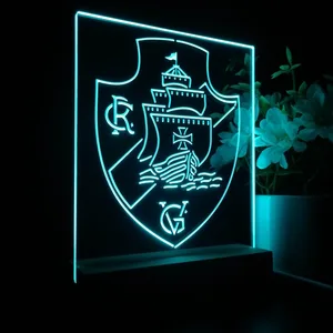 Club de Regatas Vasco da Gama Logo LED Desk Light