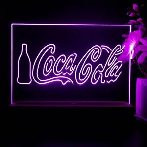 Coca-Cola Bottle and Logo LED Desk Light