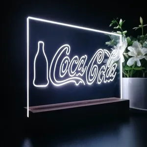 Coca-Cola Bottle and Logo LED Desk Light